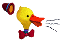 Honking Duck cartoon duck logo